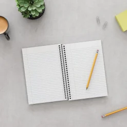 Subject Notebooks|Staples ® Spine Guard 1-Subject Subject Notebooks, 8.5" x 11", College Ruled, 100 Sheets, Assorted (36932-CC/08004)