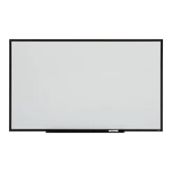 Dry Erase*Staples Standard Durable Magnetic Steel Dry-Erase Whiteboard, Steel Black Frame, 5' x 3' (52480-CC)