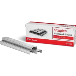 Staples|Staples Standard , 1/4" Leg Length, 5000 /Box (TR58090)
