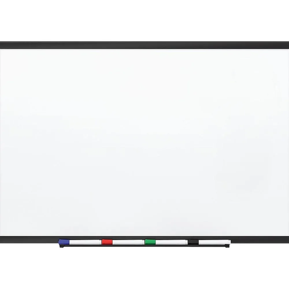 Dry Erase*Staples Standard Steel Dry-Erase Whiteboard, Aluminum Frame, 6' x 4' (52481/28695)