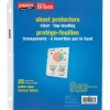 Sheet Protectors|Staples Standard Weight Sheet Protectors, Clear, 25/Box (10523-US)