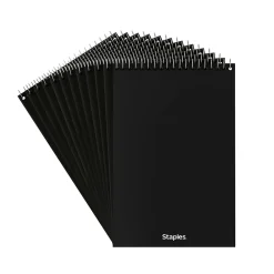 Notebooks|Staples Steno Pads, 6" x 9", Gregg Ruled, Green, 80 Sheets/Pad, 72 Pads/Carton (TR57353CT)