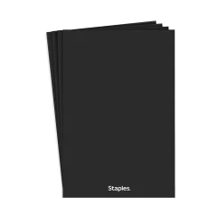 Notepads|Staples ® Steno Pads, 6'' x 9'', Narrow Ruled, 100 Sheets/Pad, 4 Pads/Pack (28046)