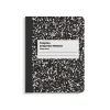 Subject Notebooks|Staples 1-Subject Composition Notebooks, 3.25" x 4.5", College Ruled, 80 Sheets, Assorted Colors, 2/Pack (ST17501C)