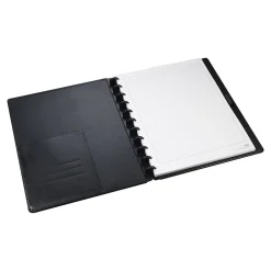Subject Notebooks|Staples 1-Subject Customizable Notebook, 8.5" x 11", Narrow Ruled, 60 Sheets, Black (19998)