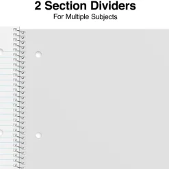 Subject Notebooks|Staples ® 3-Subject Subject Notebooks, 8.5