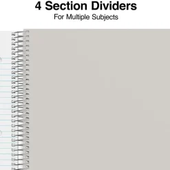 Subject Notebooks|Staples ® 5-Subject Subject Notebooks, 8.5