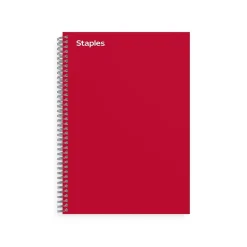 Subject Notebooks|Staples ® 3-Subject Subject Notebooks, College Ruled, 150 Sheets, Assorted (83360)