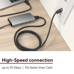 Staples TECH 20 ft. Cat 7 Ethernet Cable, Male to Male, Black (ST62462)