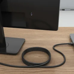 Staples TECH 7 ft. Cat-6 Ethernet Cable, Male to Male, Black (ST62458)