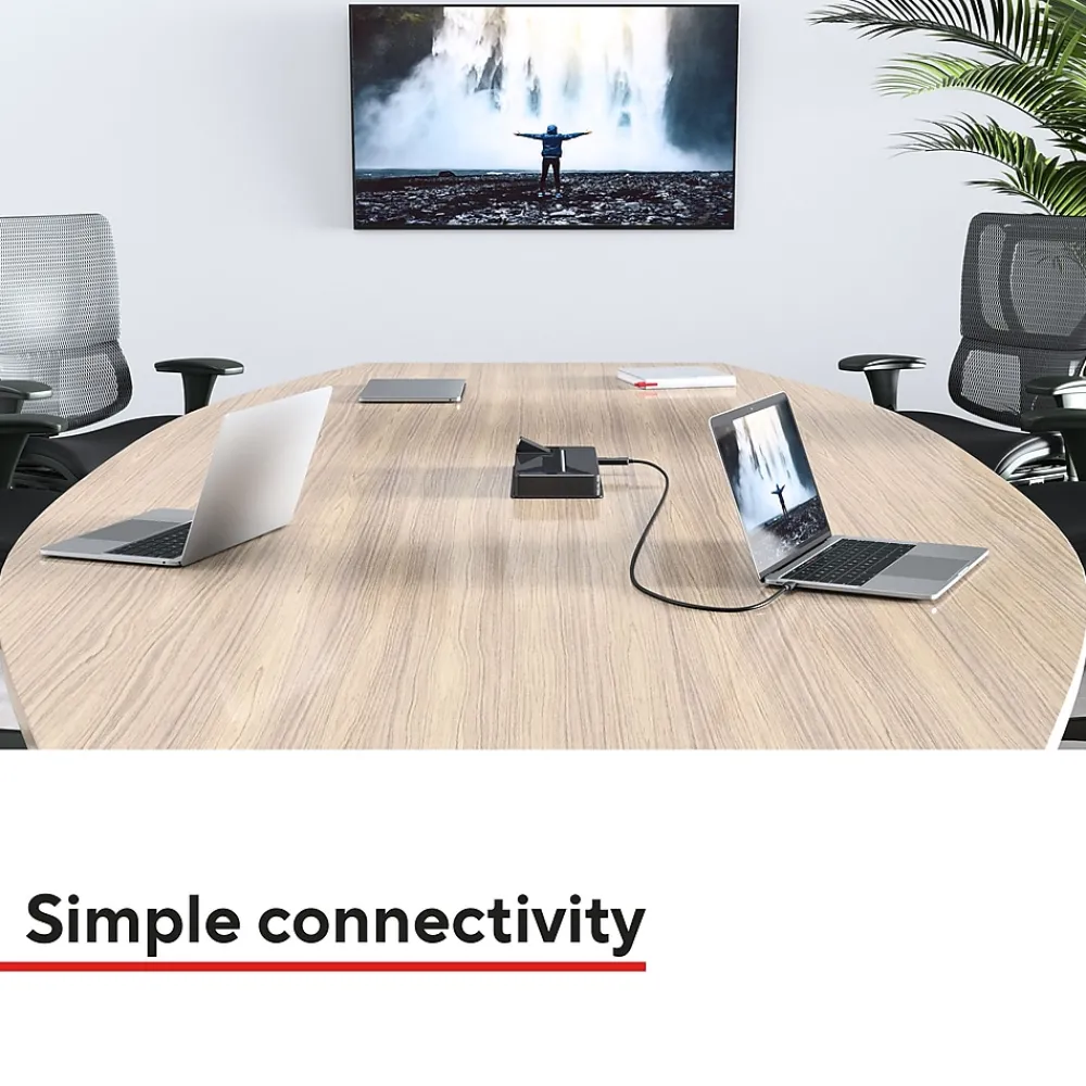 Staples TECH 6 ft. USB-C to HDMI Audio/Video Cable, Male to Male, Black (ST62472)