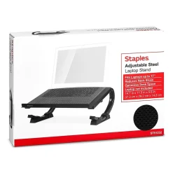 14.75 x 11.25 Steel Adjustable Laptop Stands, Black (51232)<Staples TECH Best