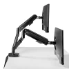 Clearance Staples TECH Adjustable Dual Arms, Up to 30" Monitor, Black (51729-CC)