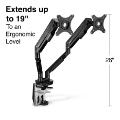 Clearance Staples TECH Adjustable Dual Arms, Up to 30