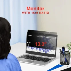 Anti-Glare Privacy Filter for 13.3