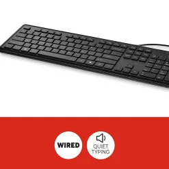 Clearance Staples TECH Keyboard, Black (ST62600)