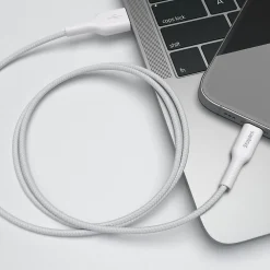 Lightning to USB-A Charging Cable, 3.3 ft., White, 2/Pack (ST62330)<Staples TECH Hot