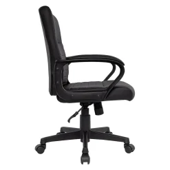 Ergonomic Chairs*Staples Tervina Ergonomic Luxura Swivel Manager Chair, (56904V-CC) Black