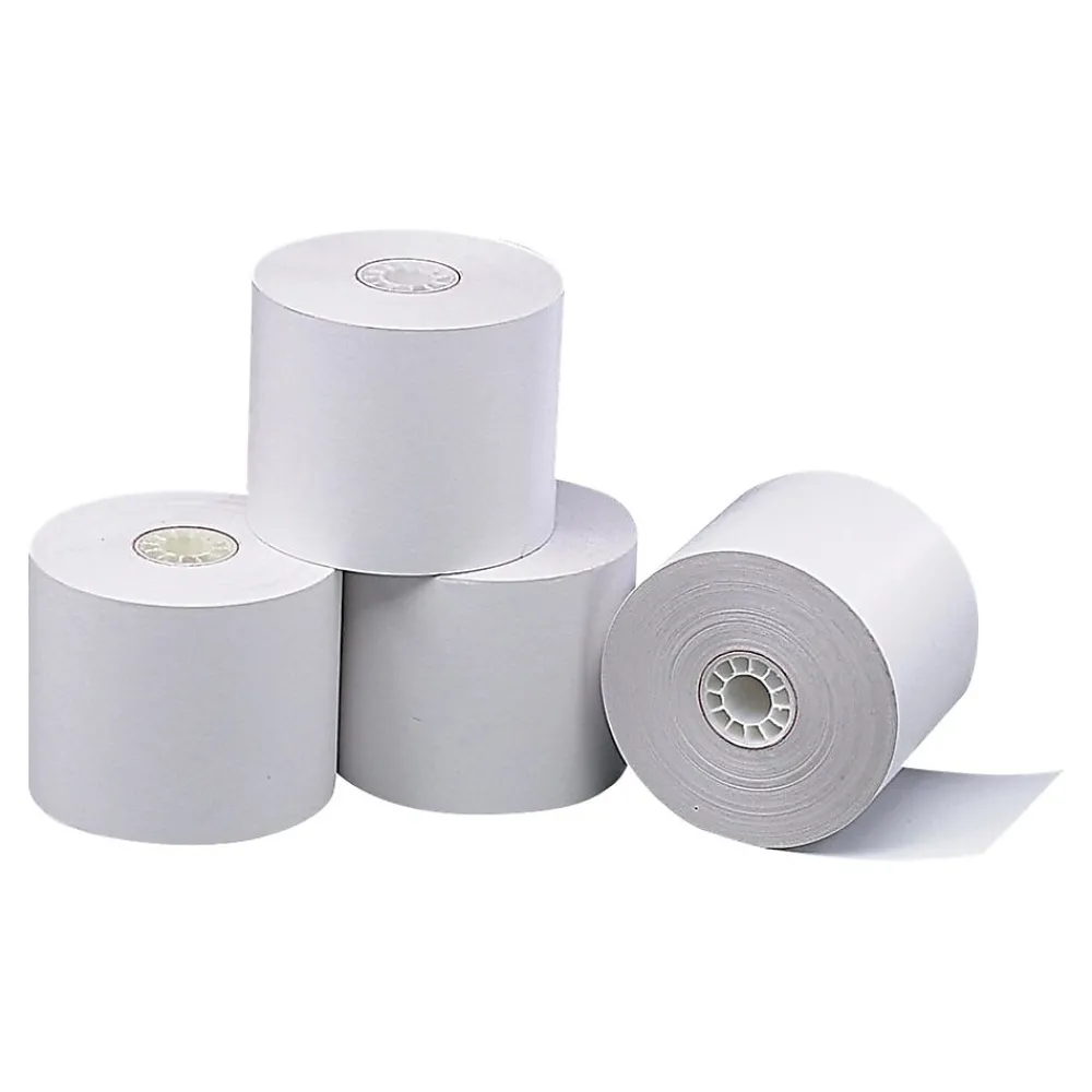 Pos Paper*Staples ® Thermal Cash Register Paper Rolls, 3 1/8"" x 273 ft., 50 Rolls/Pack (3382)