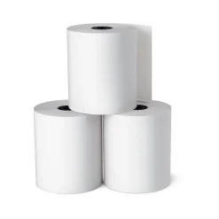 Pos Paper*Staples Thermal Cash Register/POS Rolls, 3" x 225', 24/Carton (28393/492002)