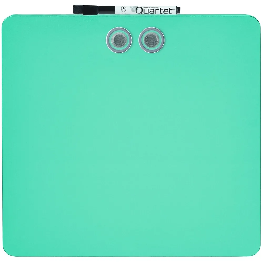 Dry Erase*Staples Tin Square Frameless Dry-Erase Whiteboard, Assorted Colors, 1' x 1' (28225-US)