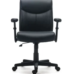 Ergonomic Chairs*Staples Traymore Ergonomic Faux Leather Swivel Computer and Desk Chair, (59425-CC) Black