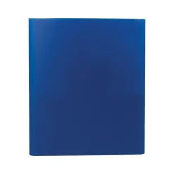 Pocket Folders|Staples Tri-Fold Folders, Dark Blue, 5/Pack (23305)