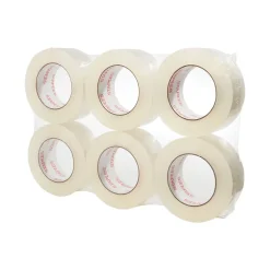 Sale Staples Ultra Heavy Duty Shipping Tape with Hot Melt Adhesive, 1.88" x 110 Yds, Clear, 6/Rolls (10871)