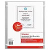 Sheet Protectors|Staples Wall-Mountable Heavyweight Sheet Protector, 8.5" x 11", Diamond Clear, 10/Pack (15945)
