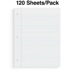 Filler Paper|Staples ® Wide Ruled Filler Paper, 8