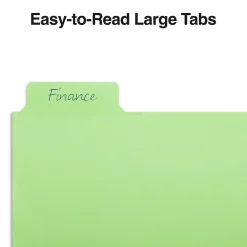 Dividers|Staples Write-On Dividers, 5-Tab, Assorted Colors (13512/23180)