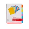 Dividers|Staples Write-On Dividers, 8-Tab, Assorted Colors (13513/23181)