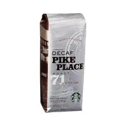 Starbucks Decaf Pike Place Whole Bean Coffee, Medium Roast, 16 oz. (SBK11015640)