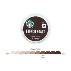 Starbucks French Roast Coffee Keurig® K-Cup® Pods, Dark Roast, 24/Box (SBK18996)