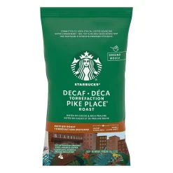 Starbucks Pike Place Roast Decaf Ground Coffee, Medium Roast, 2.5 oz., 18/Box (11023061)