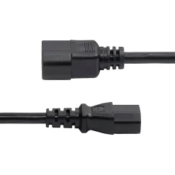 StarTech 2' C14 to C13 Power Cable, Male to Female, Black (8713-8200-POWER-CORD)