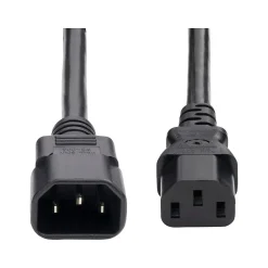 StarTech 6' C14 to C13 Power Cable, male to Female, Black (8714-6600-POWER-CORD)