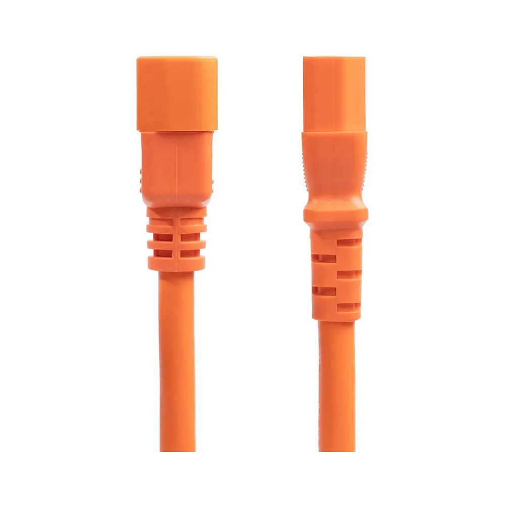 StarTech 6' C14 to C15 Power Cable, Male to Female, Orange (8915-460Q-POWER-CORD)