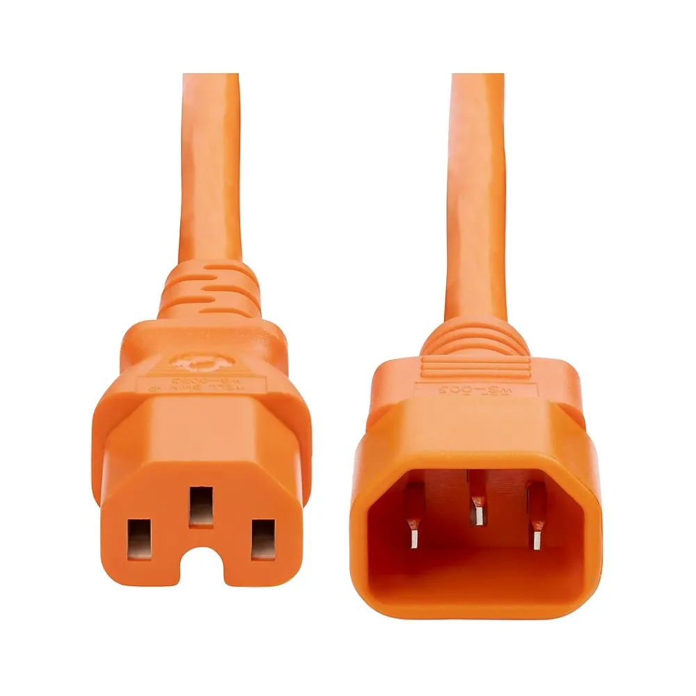 StarTech 6' C14 to C15 Power Cable, Male to Female, Orange (8915-460Q-POWER-CORD)