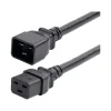 StarTech 2' C19 to C20 Power Cable, Male to Female, Black (BA16-2200-POWER-CORD)