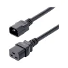 StarTech 6' C14 to C19 Power Cable, Male to Female, Black (PXTC14C19146)