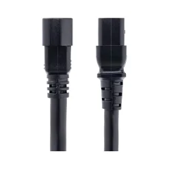StarTech 6' C14 to C19 Power Cable, Male to Female, Black (PXTC14C19146)