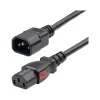 StarTech 10' C14 to Locking C13 Power Cable, Male to Female, Black (87L3-8A00-POWER-CORD)