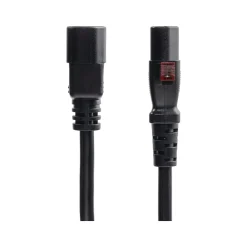StarTech 10' C14 to Locking C13 Power Cable, Male to Female, Black (87L3-8A00-POWER-CORD)