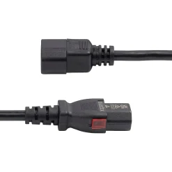 StarTech 10' C14 to Locking C13 Power Cable, Male to Female, Black (87L3-8A00-POWER-CORD)