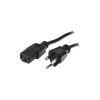 StarTech 6 ft Standard Computer Power Cord, NEMA5-15P to C13, power cable, 6 ft (2711927)
