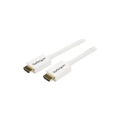 StarTech 23' HDMI Audio/Video Cable, White (HD3MM7MW)