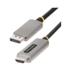 StarTech 6.6' 8K DisplayPort to HDMI Adapter Cable, Male to Male, Space Gray (133DISPLAYPORTHDMI21)
