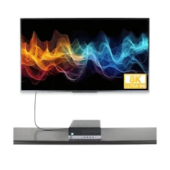 StarTech 6.6' 8K DisplayPort to HDMI Adapter Cable, Male to Male, Space Gray (133DISPLAYPORTHDMI21)