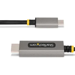 StarTech 6.6' 8K USB-C to HDMI Adapter Cable, Male to Male, Space Gray (135B-USBC-HDMI212M)